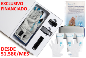 Guantes Electrónicos Q1 + cuidado de manos + neceser + guantes desechables